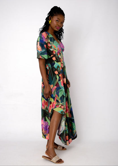 Savanna Dress in Purple Iris
