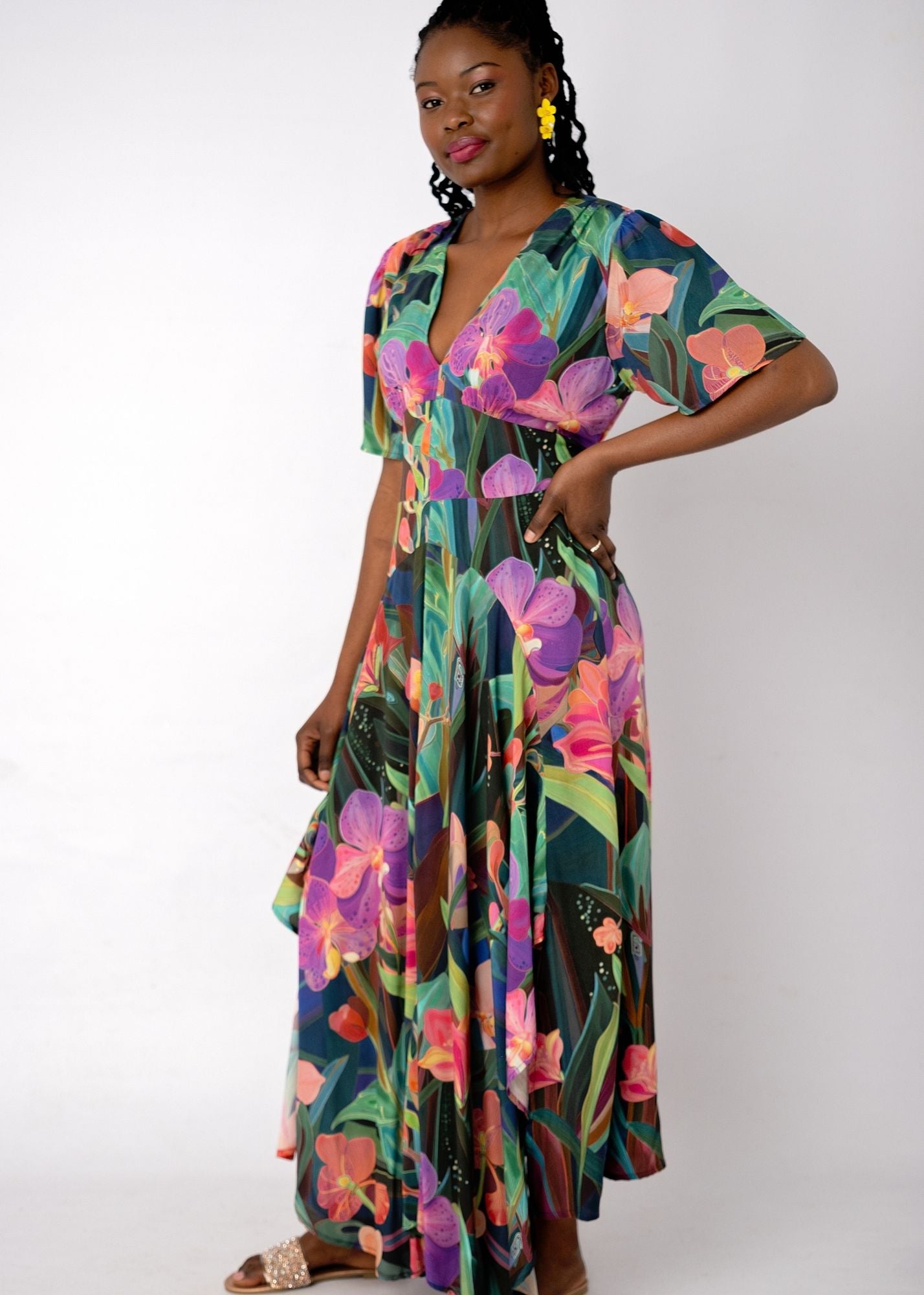 Savanna Dress in Purple Iris