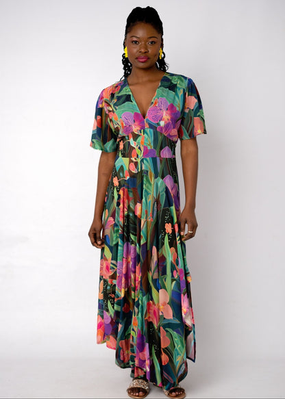 Savanna Dress in Purple Iris