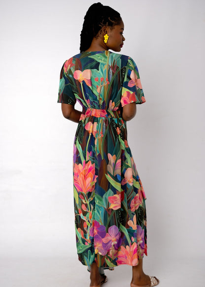 Savanna Dress in Purple Iris
