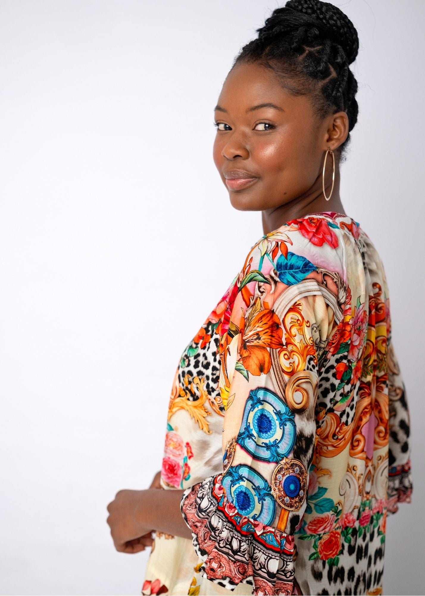 Jubilee Dress in Safari Sunset Blend