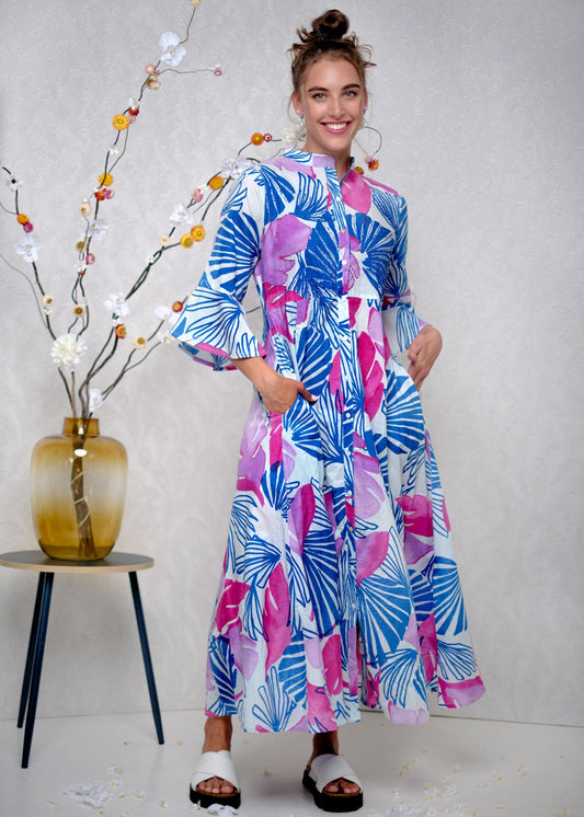 Fiore Dress in Ocean Meadow
