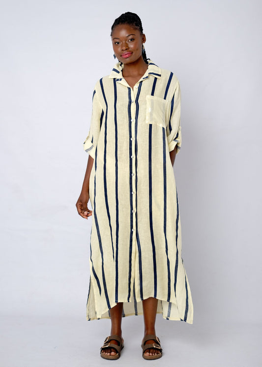 Cara Cara Dress In Limone