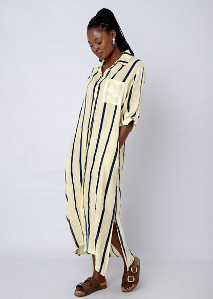 Cara Cara Dress In Limone