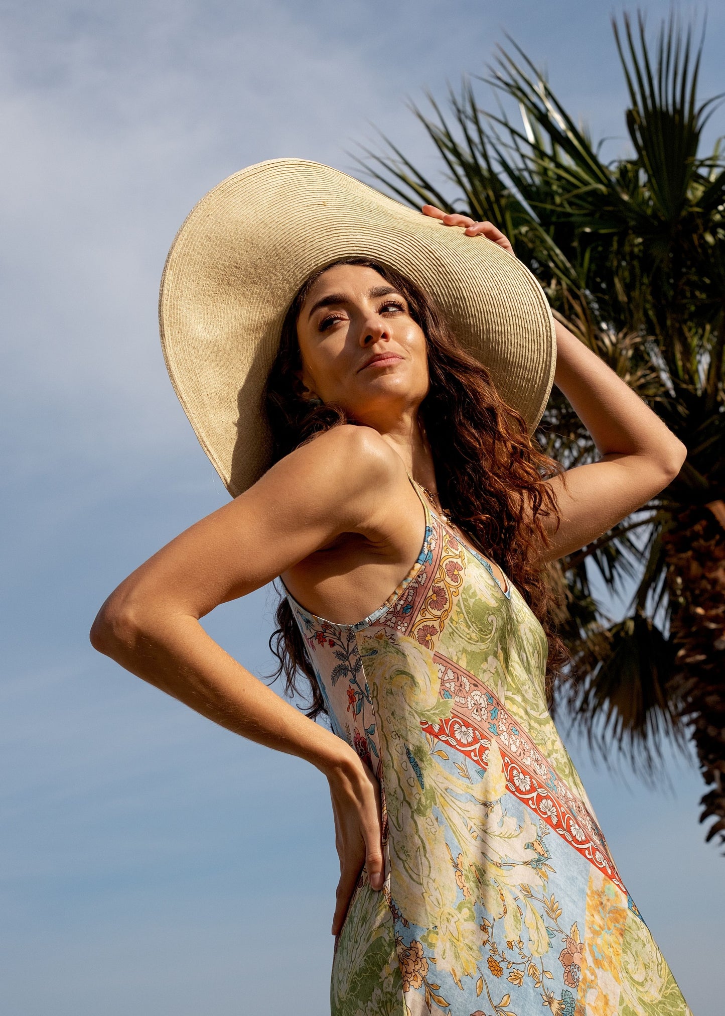 Amari Dress in Green Savanna Dreams