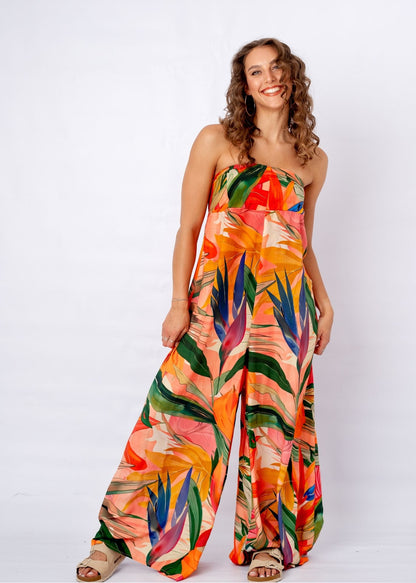 Carmen Playsuit in Forest Sunset