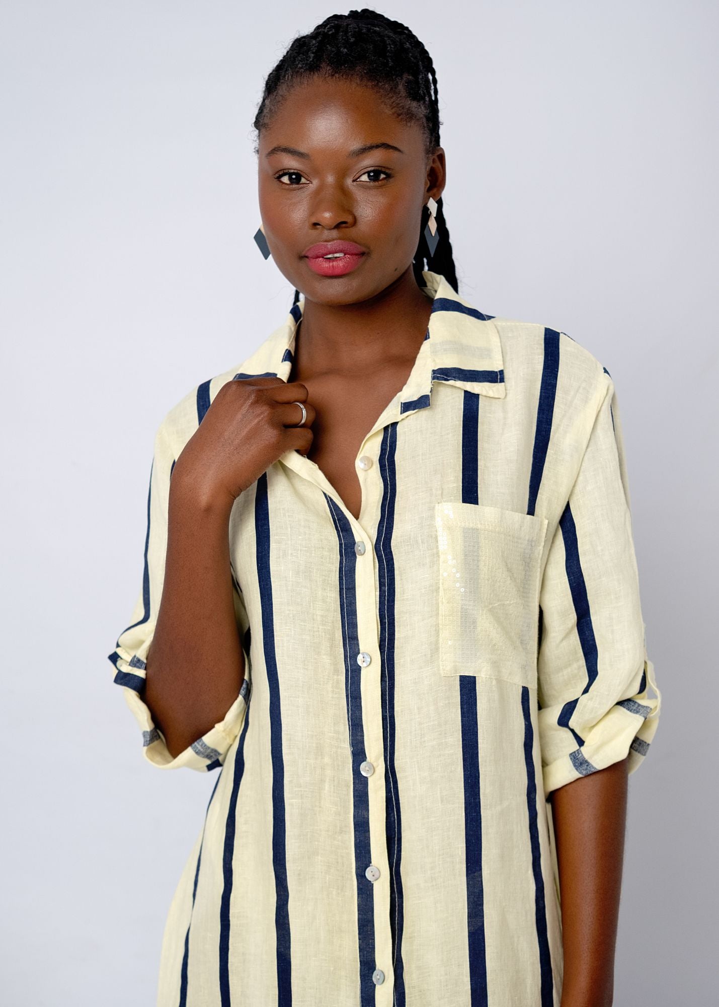 Cara Cara Dress In Limone