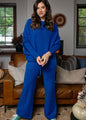 Urban Cozi Knit Pants in Cobalt Blue