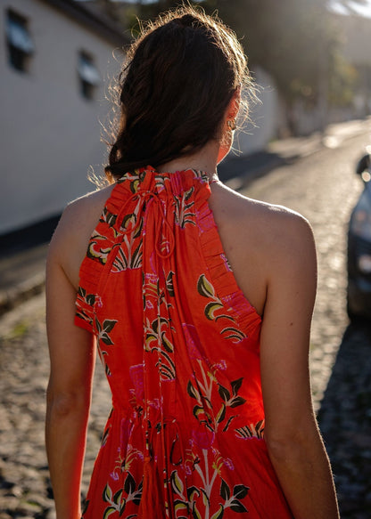 Zola Tiered Dress in Wild Honey