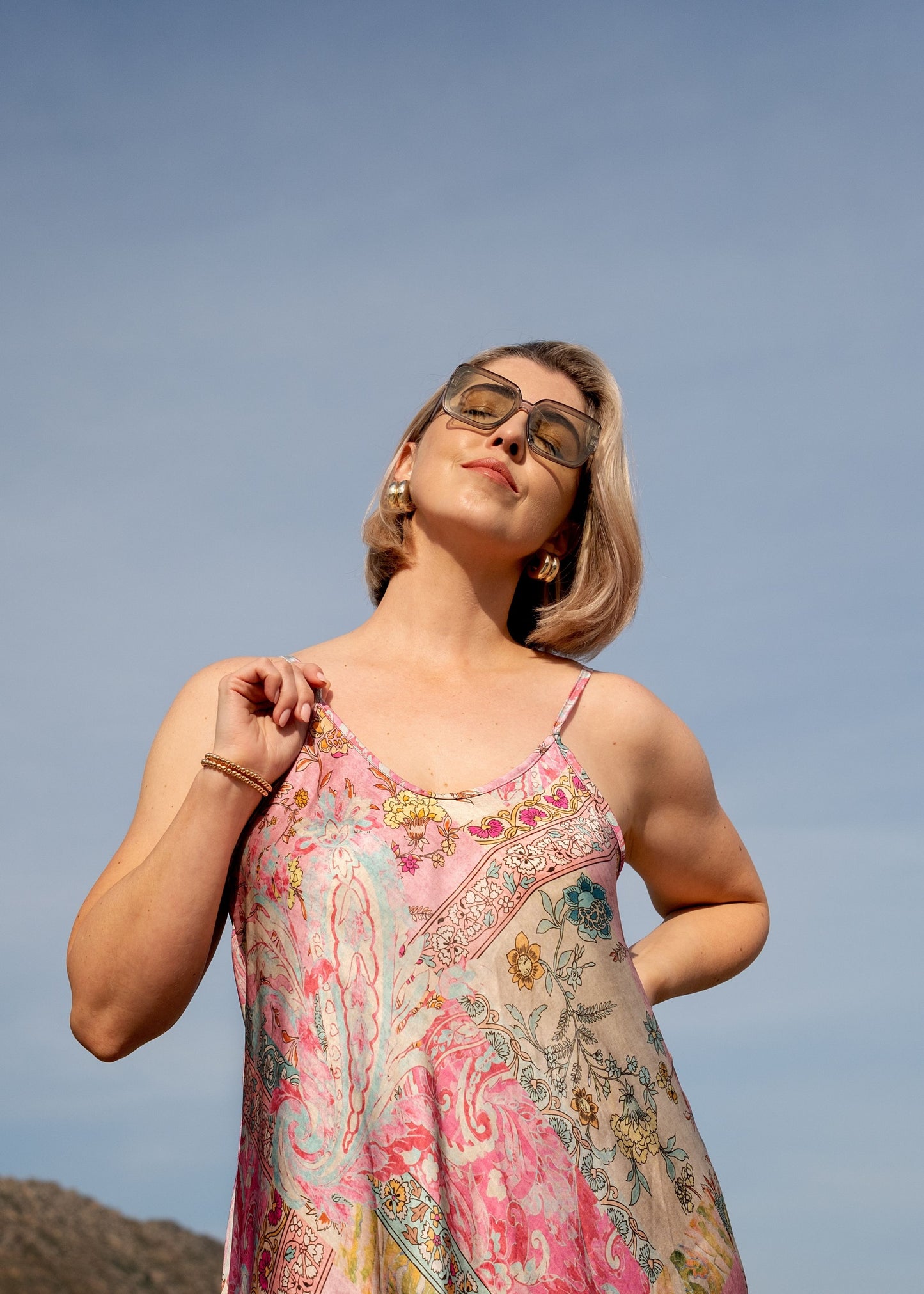 Amari Dress in Pink Savanna Dreams