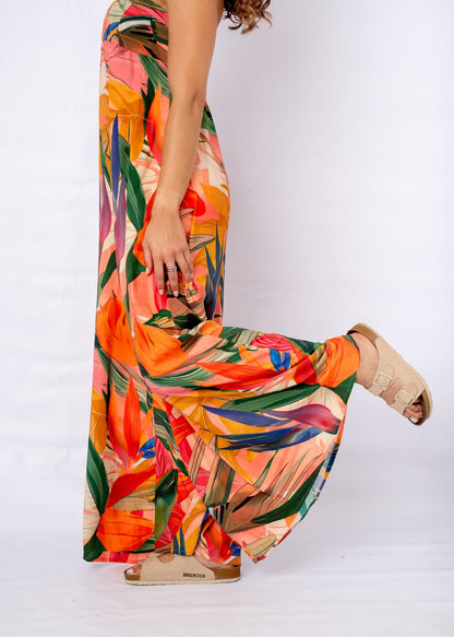 Carmen Playsuit in Forest Sunset