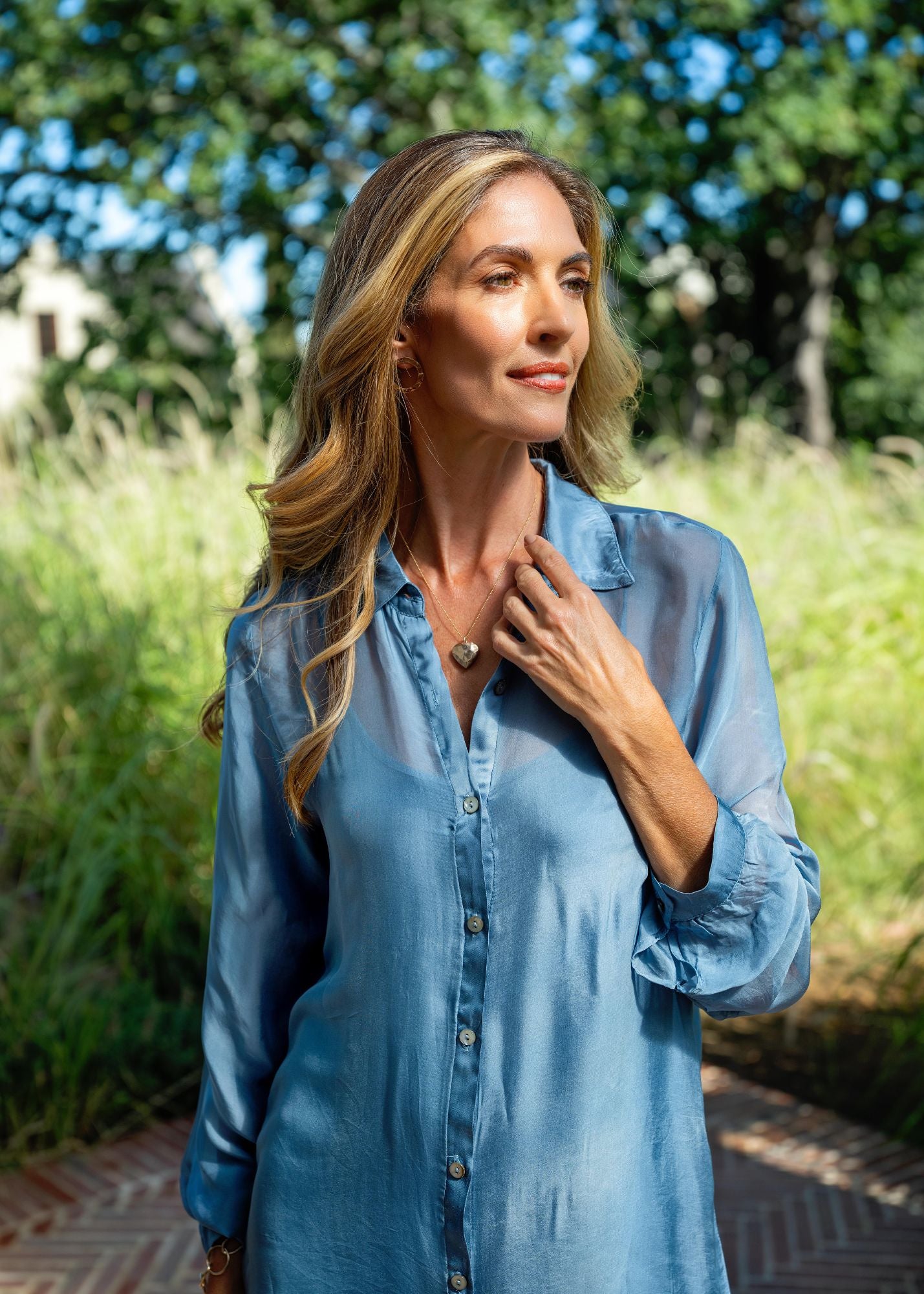 La Seta Dress — Blue Bird