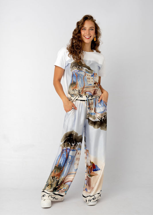 Isola Pantsuit in Del Cielo