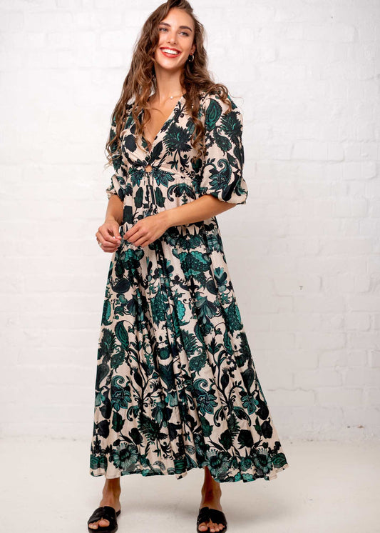 Napoli Dress in Secret Garden