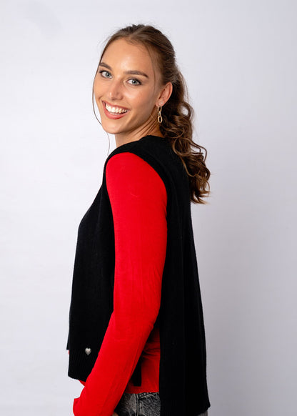 Pinafore Knit in Black