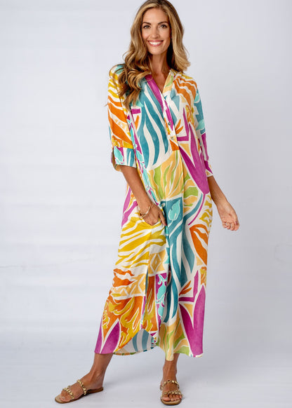 Fergie Cuffed Sleeve  Dress,  Shoreline