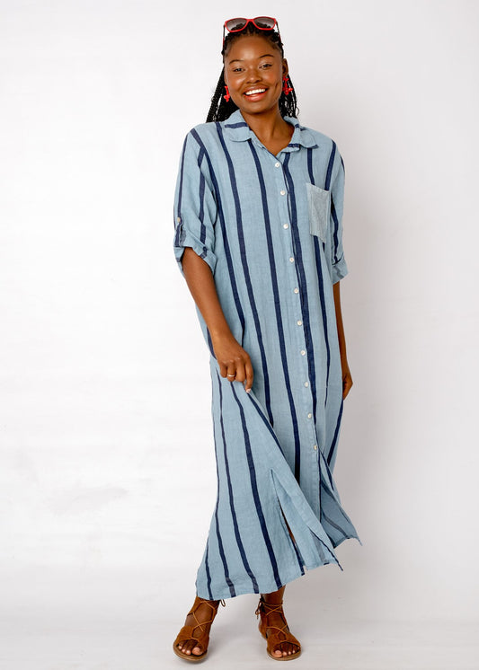 Cara Cara Dress In Azzura