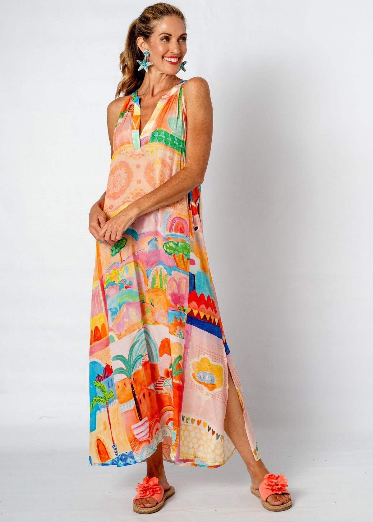 Sunshine Bliss in Peach Palms