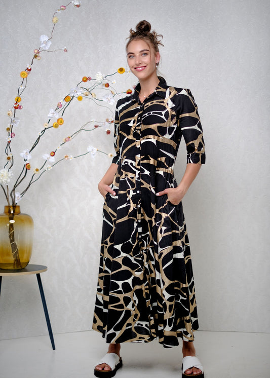 Bella Donna Dress in Night Lights