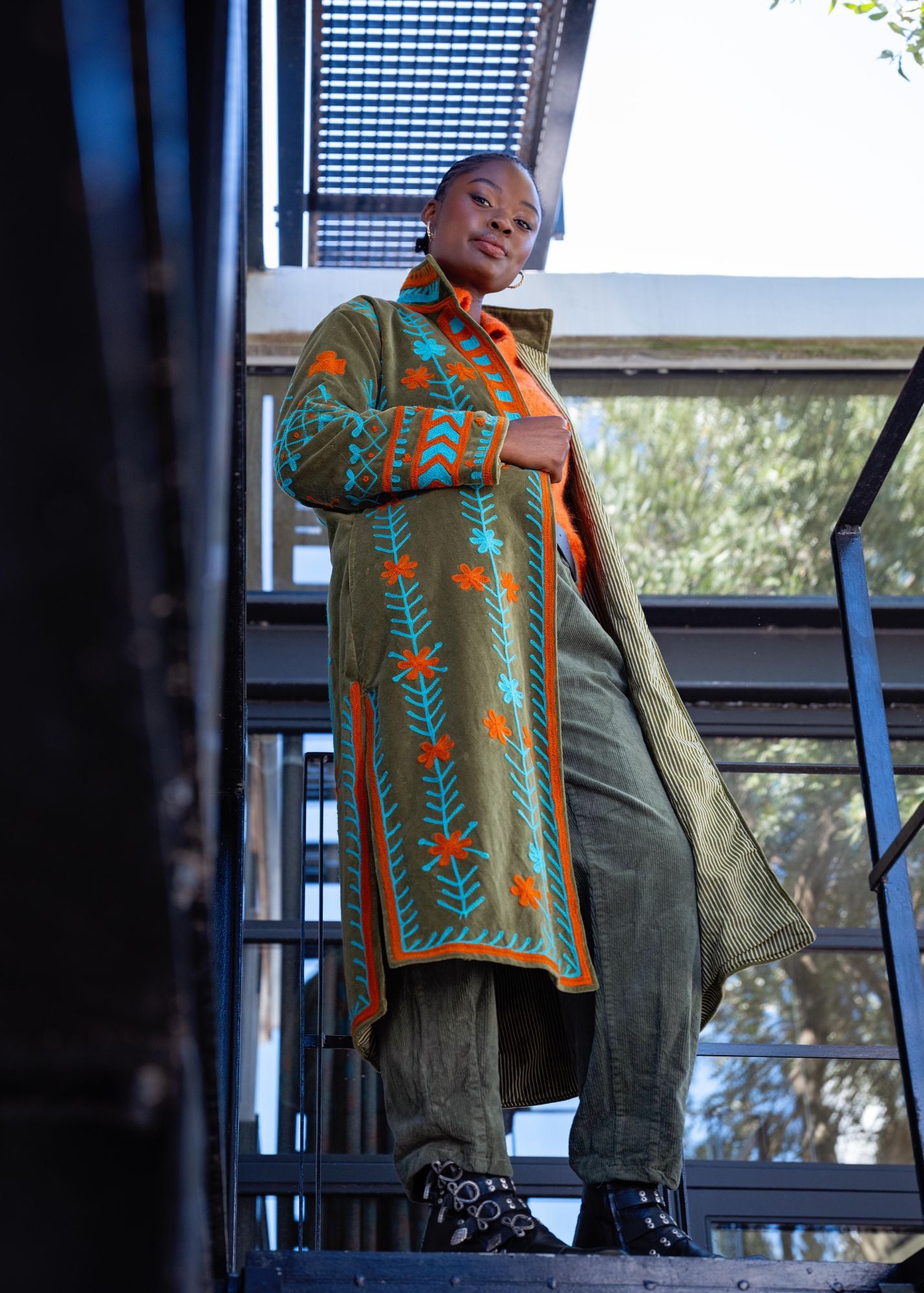 Urban Jacket in Peacock Saffron