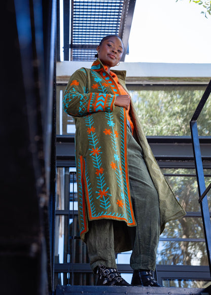 Urban Jacket in Peacock Saffron