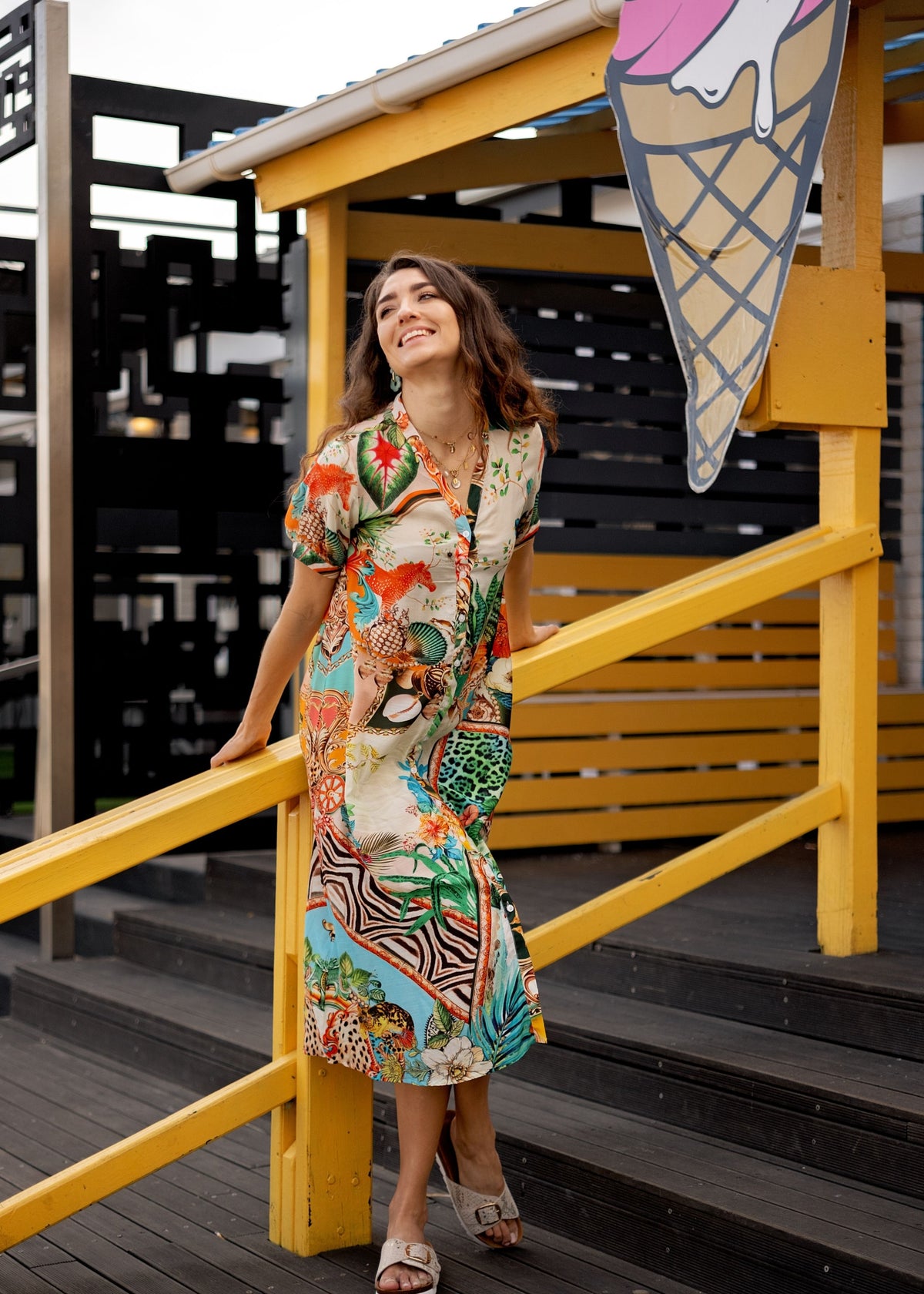 Maxine Dress in Jungle Rhapsody