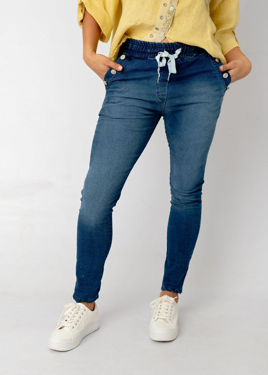 Positano Denim –  Ocean Blue