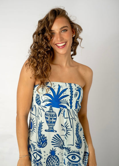 Carmen Playsuit – Greek Islands