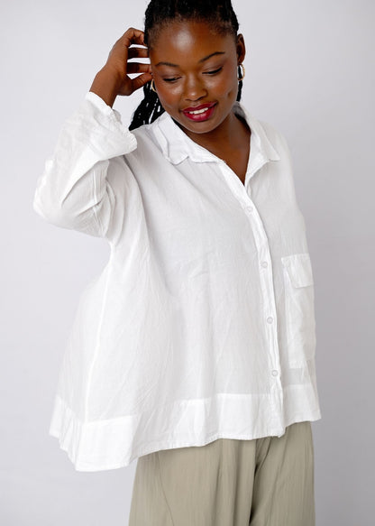Siena Oversized Shirt in White