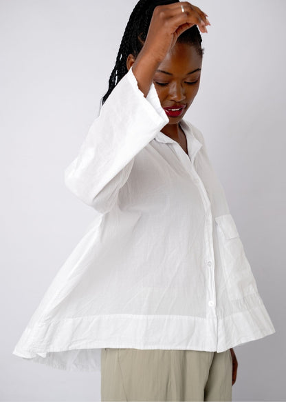 Siena Oversized Shirt in White