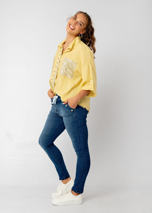 Positano Denim –  Ocean Blue