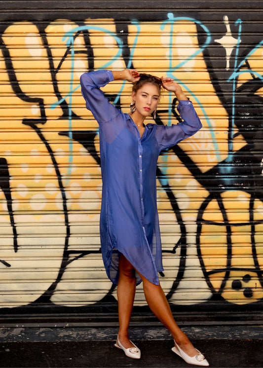 La Seta Dress — Blue Moon ***PRE-ORDER ETA 27 FEBRUARY 2026***