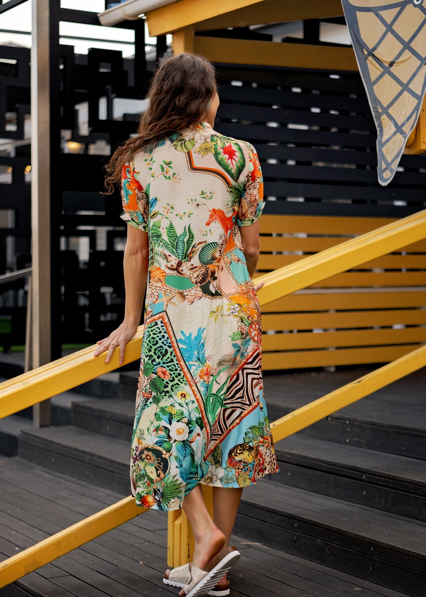 Maxine Dress in Jungle Rhapsody
