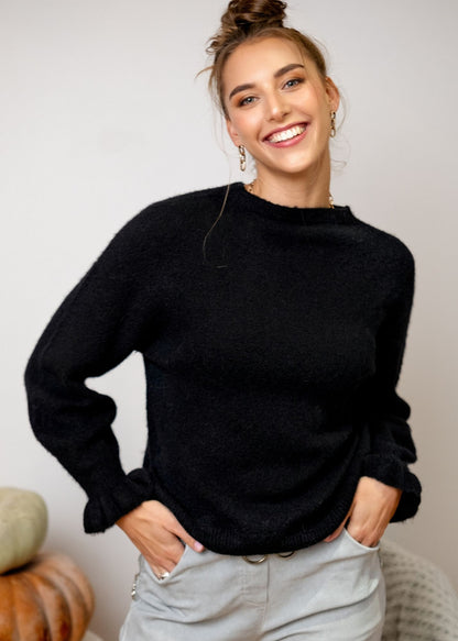 Petal Knit in Black