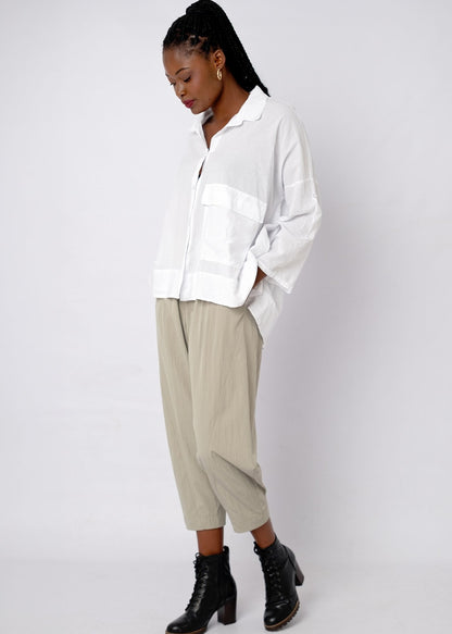 Siena Oversized Shirt in White