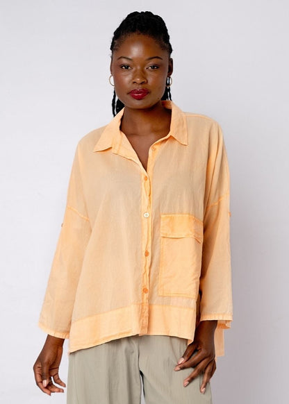Siena Oversized Shirt in Citrus