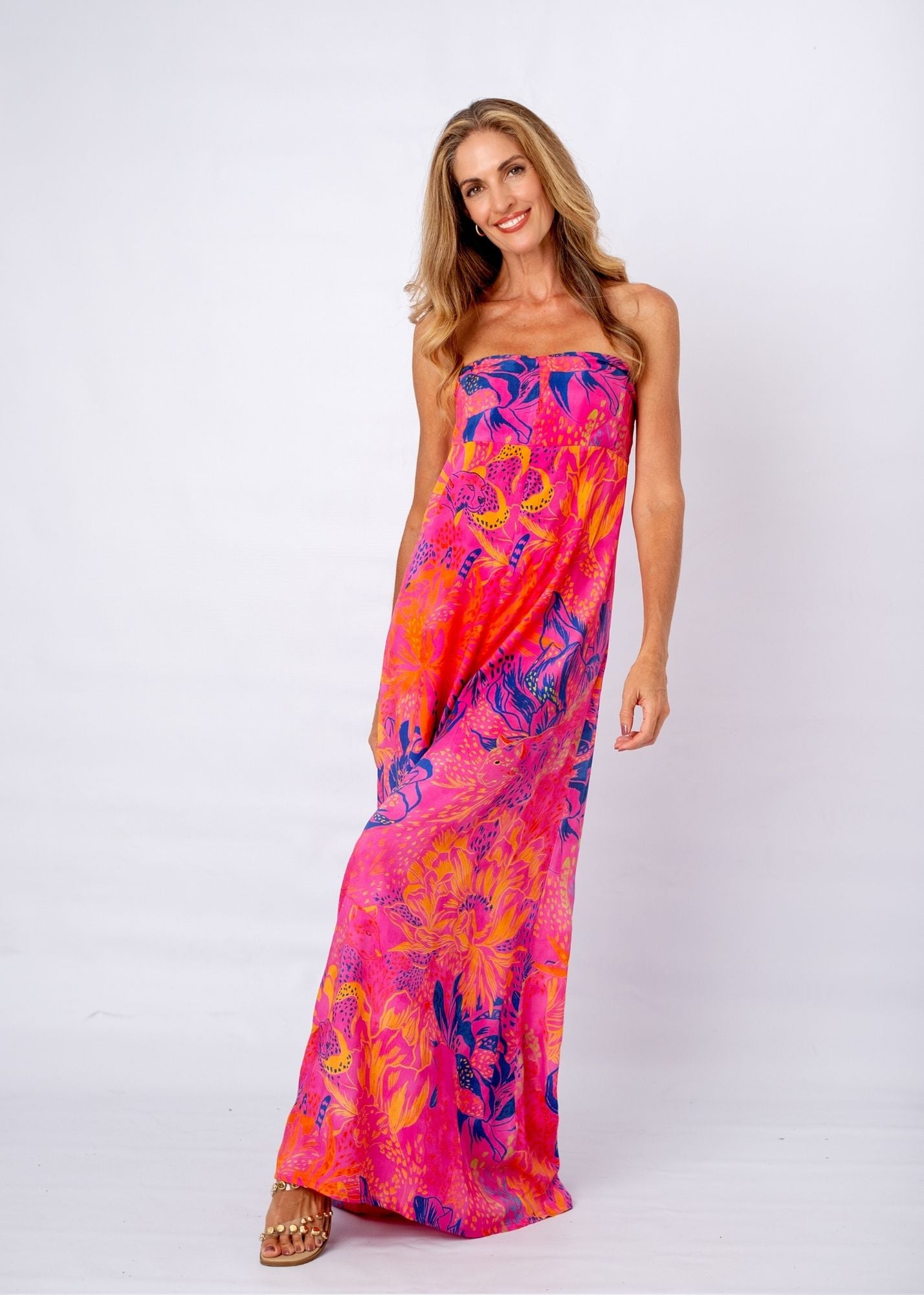 Carmen Playsuit in Jungle Pop