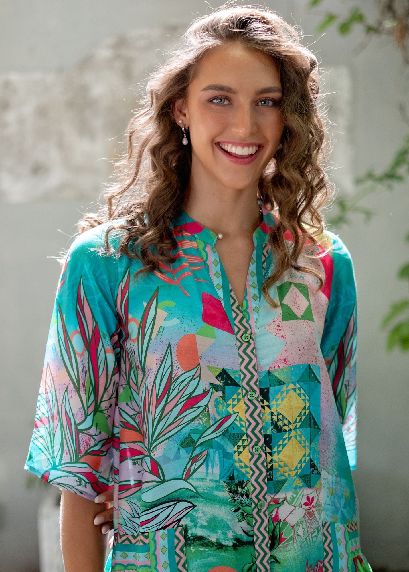 Amalfi Dress in Paradise Patterns