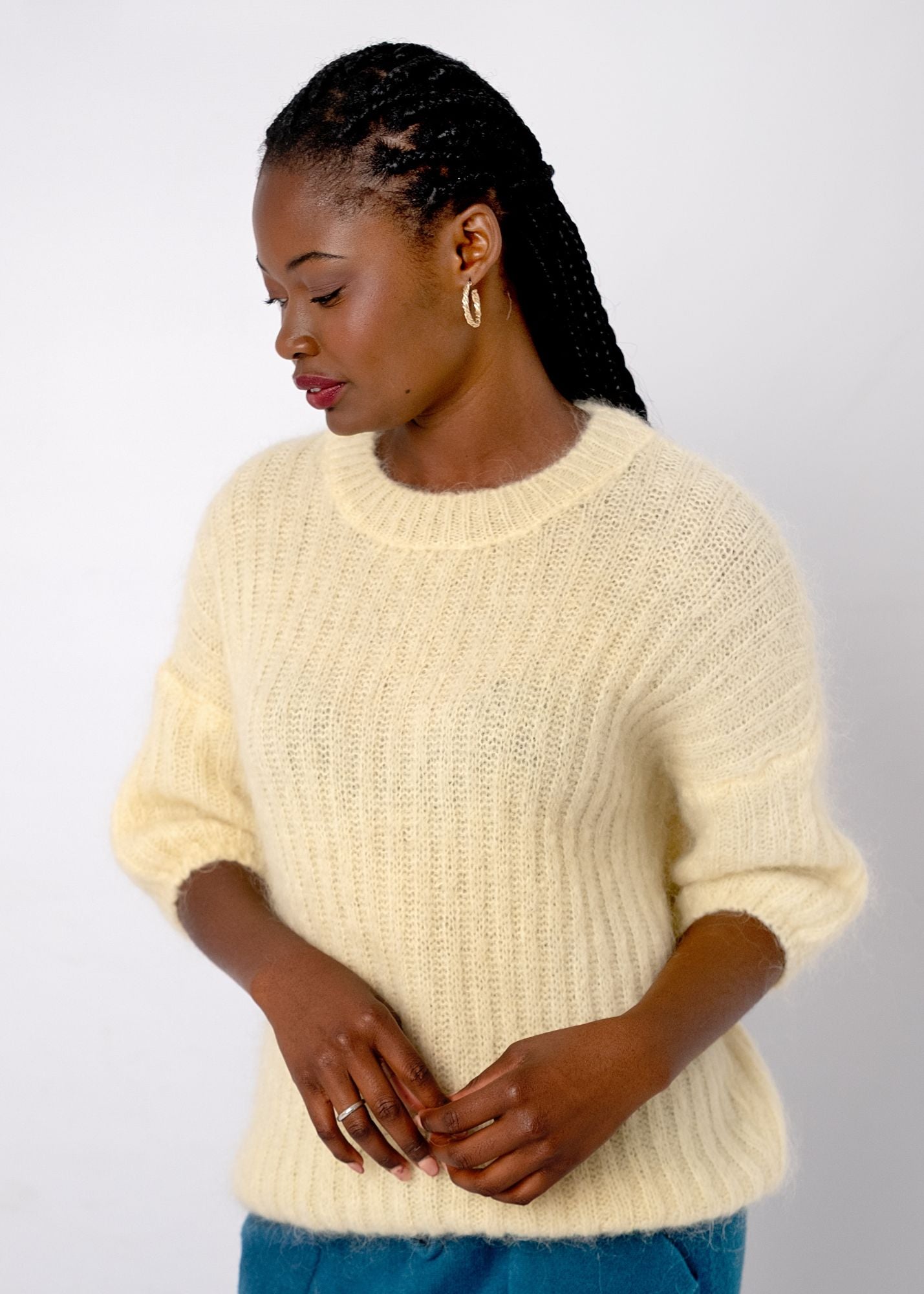 Dolly Knit in Soft Yellow