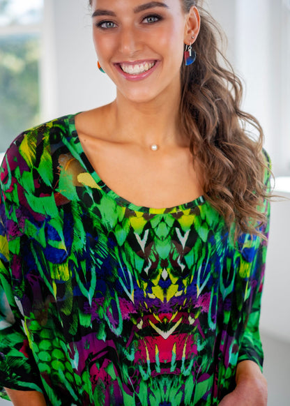 Gina Kaftan in Green Jungle