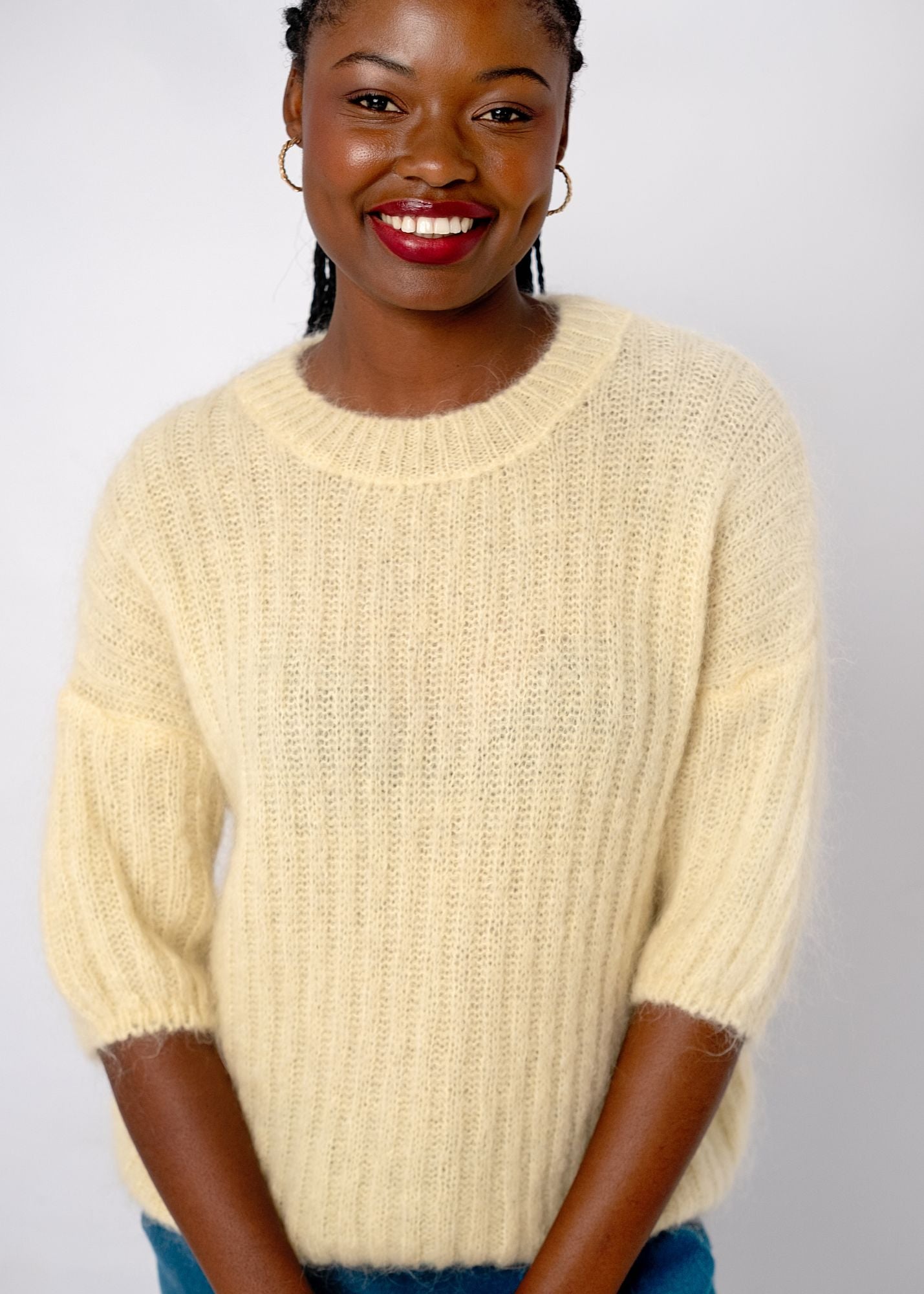 Dolly Knit in Soft Yellow