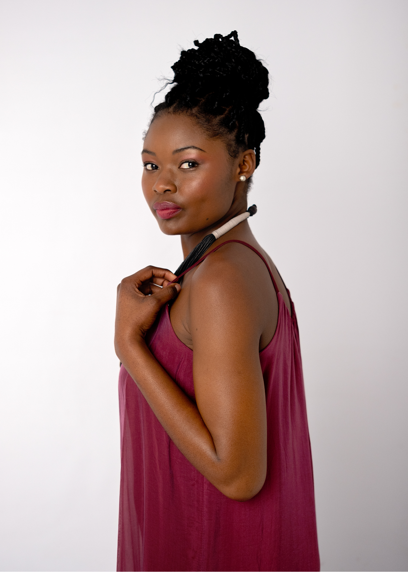 Sophia 100% Silk Flow Strappy Dress in