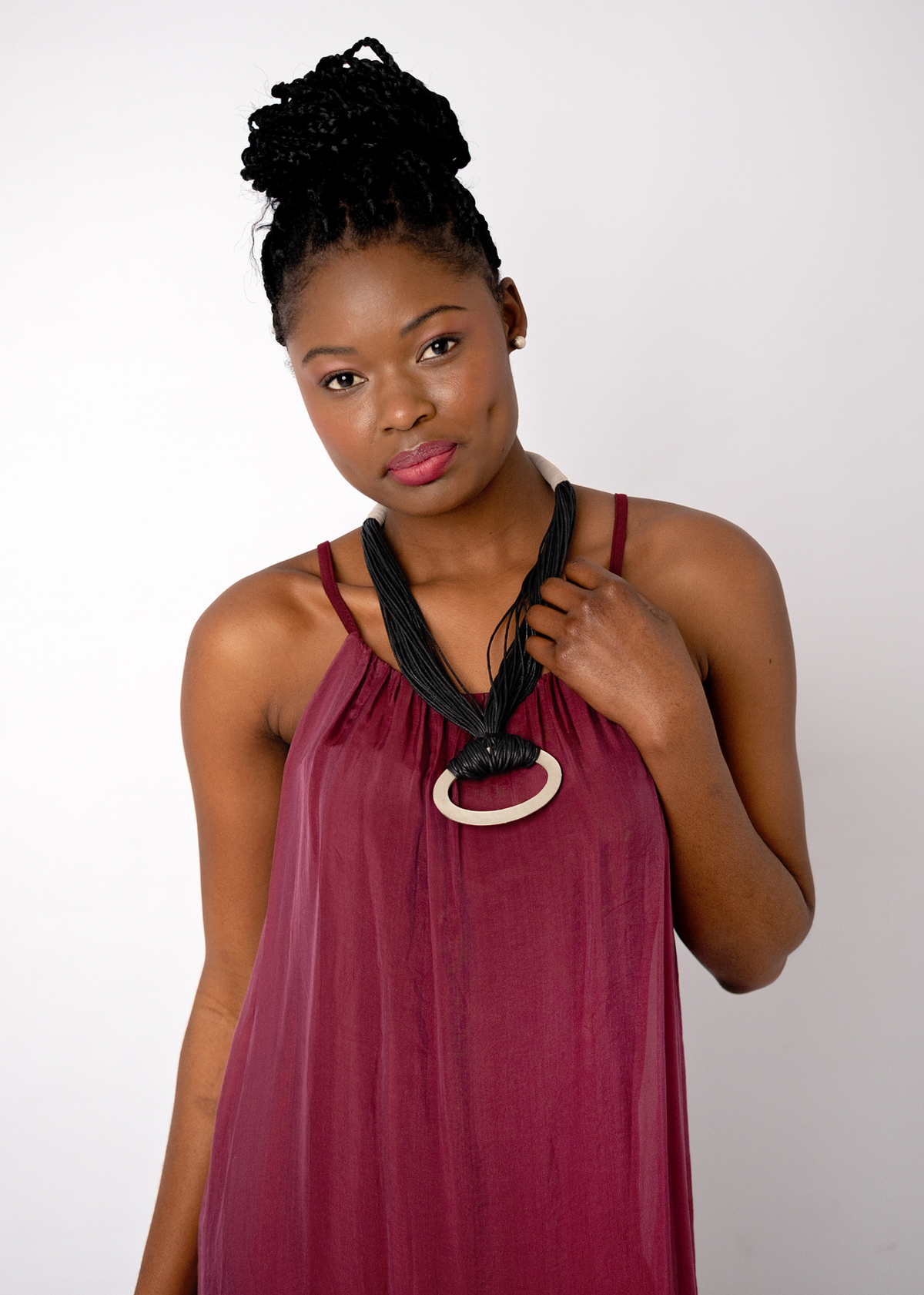 Sophia 100% Silk Flow Strappy Dress in