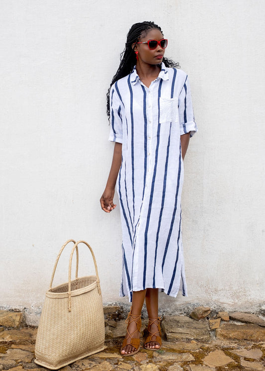 Cara Cara Dress In Bianca