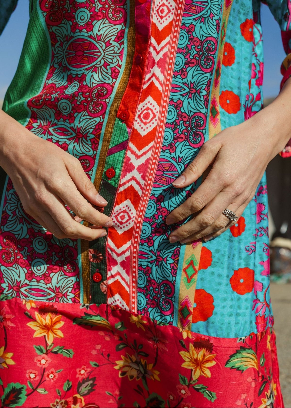 Symphony Shirt Dress in Summer Dreams