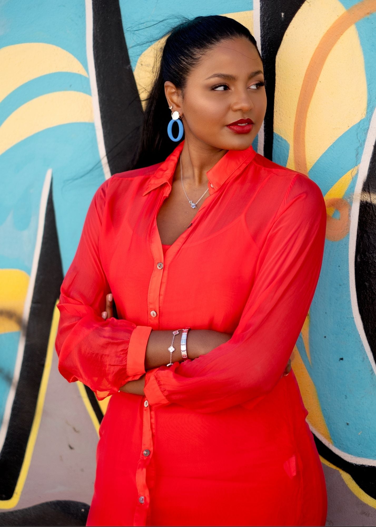 La Seta Dress — Sweet Orange