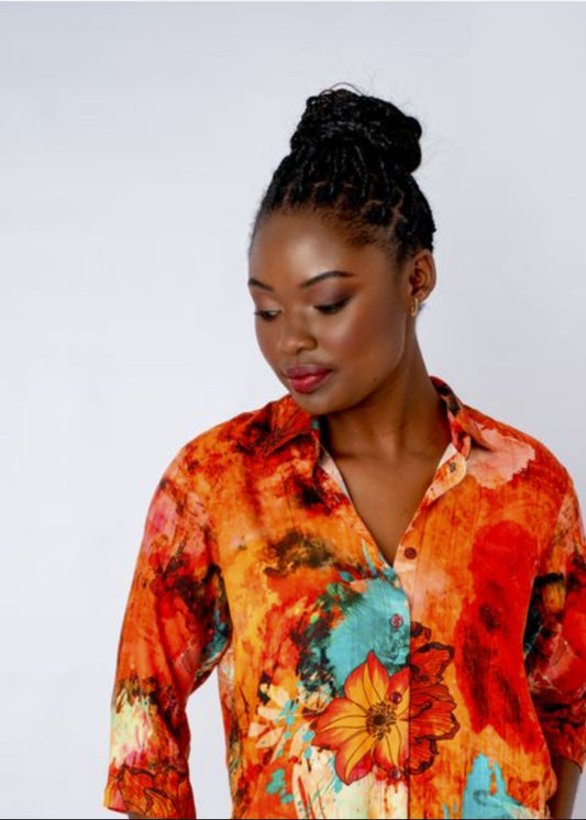 Sufi shirt in Pimento