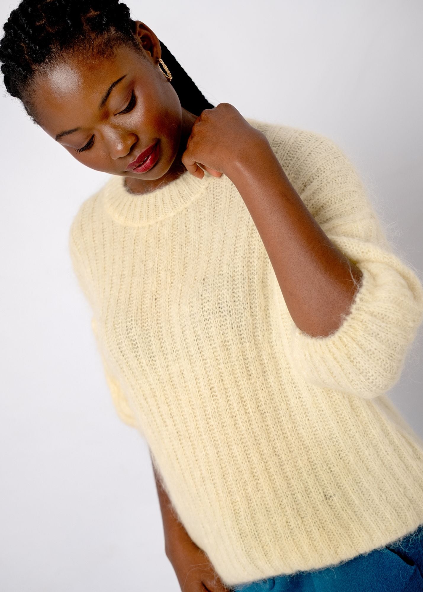 Dolly Knit in Soft Yellow