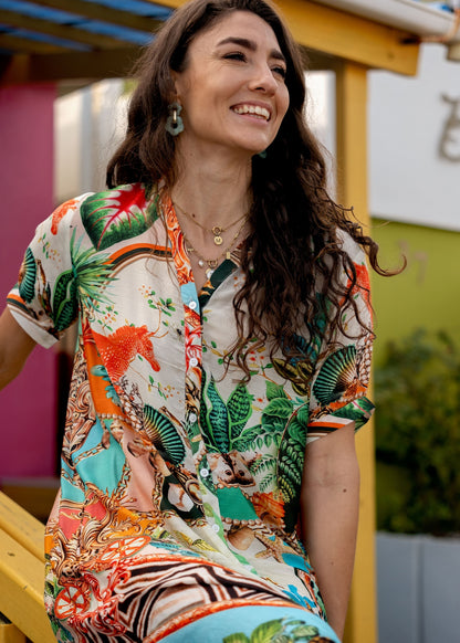 Maxine Dress in Jungle Rhapsody