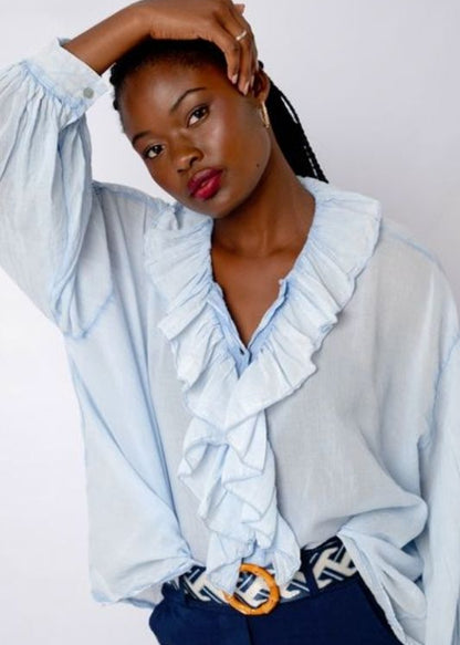 Duchess Top in Blue